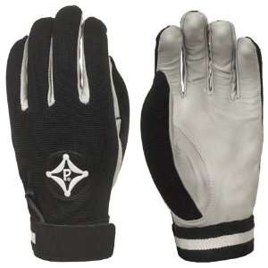   Tack Football Receiver Gloves BLACK/GREY YOUTH   S: Sports & Outdoors