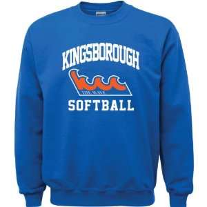 Kingsborough Community College Wave Royal Blue Youth Softball Arch 