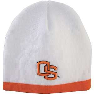  Zephyr Oregon State Beavers Nordic White/Orange Knit Hat 