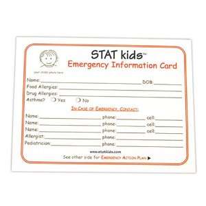  STAT KIDS Emergency Cards, 5 pack: Health & Personal Care