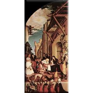  The Oberried Altarpiece (left wing) 8x16 Streched Canvas 