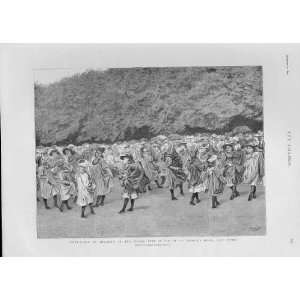 Skirt Dance By Children For St Georges Cape Town 1892