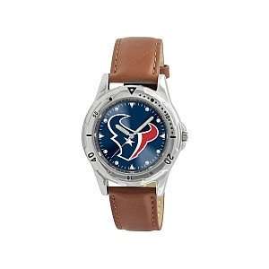  Gametime Houston Texans Brown Leather Watch: Sports 