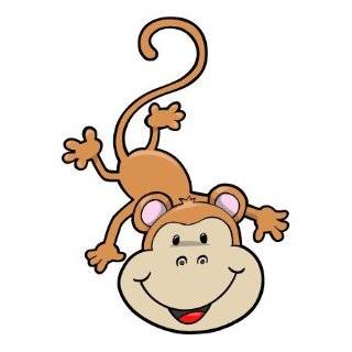   Monkey Hanging Upside down   12 inch Removable Graphic: Home & Kitchen