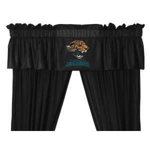   Jags Jaguars Window Valance & 84in Drapes/Curtains