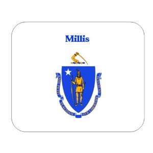  US State Flag   Millis, Massachusetts (MA) Mouse Pad 