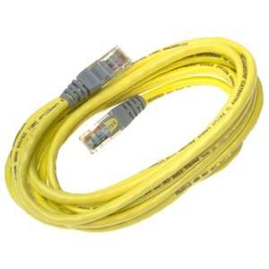   Crossover Cable (10 Feet, Yellow) with Molded Boot (Gray): Electronics