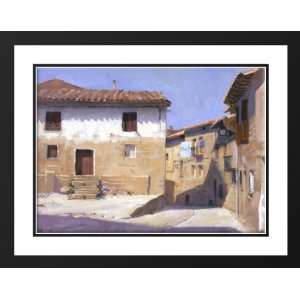   36x28 Framed and Double Matted Calle des Hornes