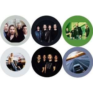  Set of 6 Nickelback Pinback Buttons 1.25 Pins / Badges 
