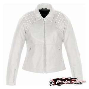 Alpinestars Stella Tokyo Leather Jacket , Color: White, Size: 48 311 