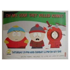  Southpark Poster On My god They Killed Kenny South Park 