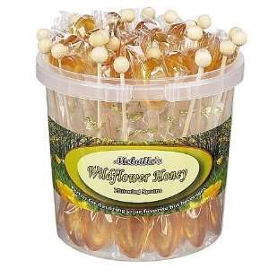 Wildflower Honey Tea Spoons Bulk Pack Grocery & Gourmet Food