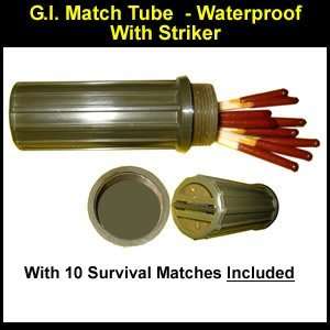 Military Survival Kit Matches Container:  Sports & Outdoors