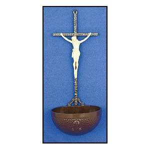  Crucifix Holy Water Font 