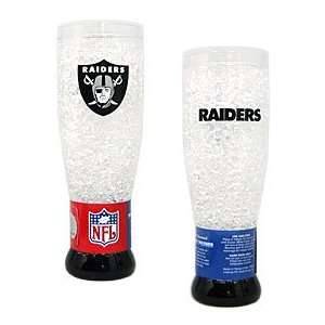  Oakland Raiders Crystal Pilsner Glass: Sports & Outdoors