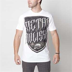  Metal Mulisha Rock Custom T Shirt   Medium/White 