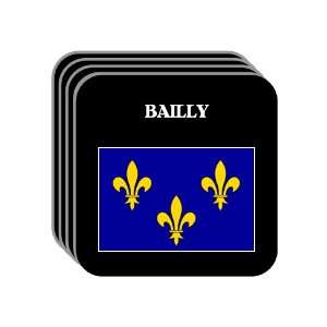  Ile de France   BAILLY Set of 4 Mini Mousepad Coasters 