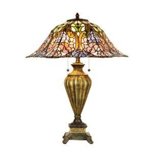   Light Floral Tiffany Table Lamp (0923 XCDS017): Home Improvement