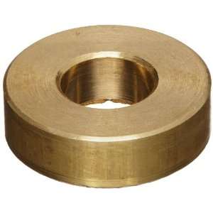 Component Flat Washer, Brass, Round Shape, USA Made, 1/4 Bolt Size, 0 