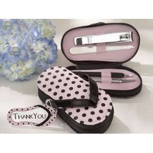  Five Piece Pedicure Set with Matching Tag   Baby Shower 