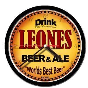  LEONES beer and ale cerveza wall clock: Everything Else