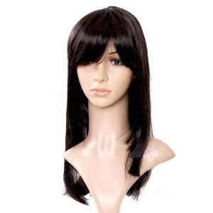    6sense Fashion Long Straight Brown Hair Synthetic Wig: Beauty