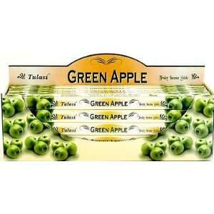  Tulasi Incense Green Apple 8 Stick Square Pack: Home 