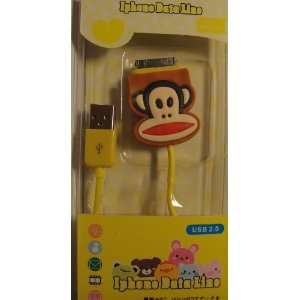  PF Monkey iPhone iPod iPad USB Data Cable: Cell Phones 