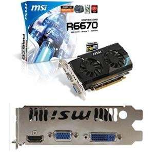  MSI Video, Radeon 6670 1024MB GDDR5 (Catalog Category 