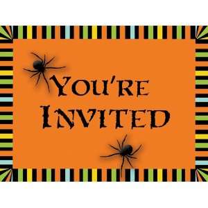  Spiders Halloween Party Invitations: Health & Personal 