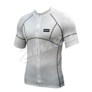   Zimco Cycling Short Sleeve Jersey/Shirt White 1057