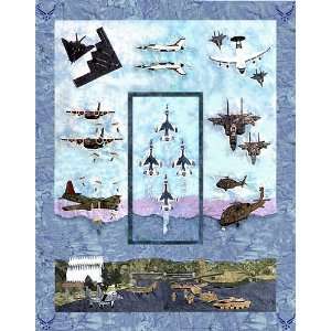  Winddancer Air Force Quilt Pattern: Arts, Crafts & Sewing