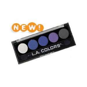  LA Colors 5 Color Metallic Eye Shadow Palette 109 Devious 