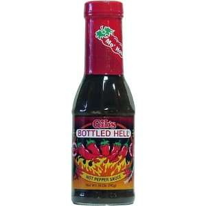 Gibs Mo Hotter Bottled Hell Hot Sauce, 12 fl oz:  Grocery 