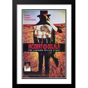 Incident at Oglala 32x45 Framed and Double Matted Movie Poster   Style 