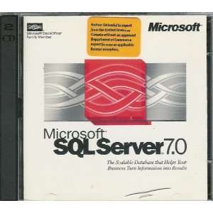  SQL Server 7.0, Set of 2 CDs, with cd key 