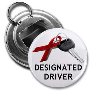 December Drunk Driving Prevention Designated Driver 2.25 inch Button 