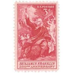  #1073   1956 3c Benjamin Franklin Postage Stamp Numbered 
