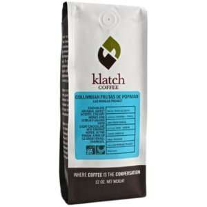 Klatch Coffee   Colombian Frutas De Popayan Coffee Beans   2 lbs