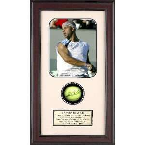  James Blake Autographed Tennis Ball: Sports & Outdoors