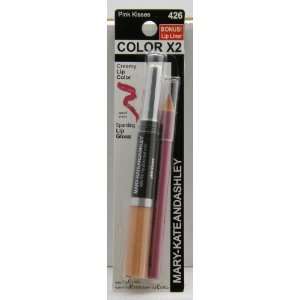  Mary Kate & Ashley Color X2 Lip Color & Gloss w/ Lip Liner 