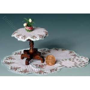  Miniature Shabby Chic Tablecloth Kit by Lindees Little 
