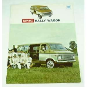  1974 74 GMC RALLY WAGON Van BROCHURE: Everything Else