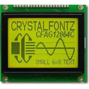  Crystalfontz CFAG12864C YYH TN 128x64 graphic LCD display 
