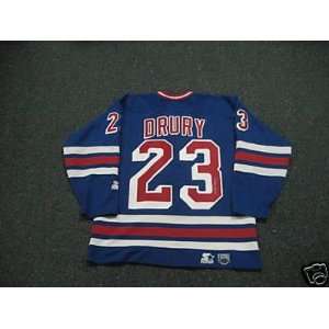  Autographed Chris Drury Jersey   Autographed NHL Jerseys 