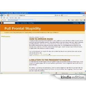  Full Frontal Stupidity: Kindle Store: Clyde James Aragon