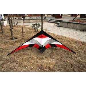   Trick Stunt Kite 7.9 Feet/2.4 Meter   Red Crystal: Sports & Outdoors