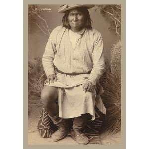    Vintage Art Geronimo   Apache Chief   13012 1
