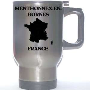  France   MENTHONNEX EN BORNES Stainless Steel Mug 
