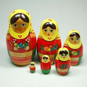  Six Part Presents Nesting Doll: Toys & Games